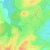 Mapa topográfico La Ribaudière, altitud, relieve