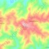 Mapa topográfico Cabeça do Velho, altitud, relieve