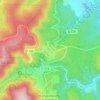 Mapa topográfico Obersteigen, altitud, relieve