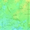 Mapa topográfico Metjendorf, altitud, relieve