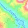 Mapa topográfico Manantial, altitud, relieve
