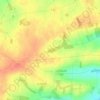 Mapa topográfico Le Buisson Long, altitud, relieve