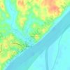 Mapa topográfico Naciente del Amazonas, altitud, relieve