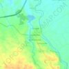 Mapa topográfico Cuchareta Baja, altitud, relieve
