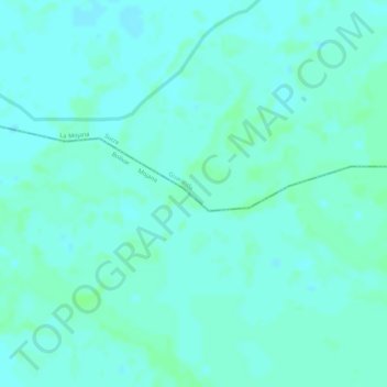 Mapa topográfico Vado, altitud, relieve