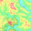 Mapa topográfico Moretz, altitud, relieve