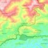 Mapa topográfico Cortada de Maturín, altitud, relieve