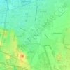 Mapa topográfico Les Sept Chemins, altitud, relieve