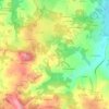 Mapa topográfico Bonnefont, altitud, relieve