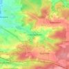 Mapa topográfico Untersachsen, altitud, relieve