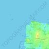 Mapa topográfico O Sinal do Fuciño do Porco, altitud, relieve