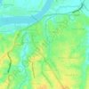 Mapa topográfico Talang Jauh, altitud, relieve