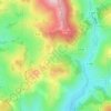Mapa topográfico La Croix Mulsant, altitud, relieve
