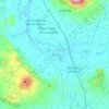 Mapa topográfico Ixtlahuaca, altitud, relieve