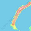 Mapa topográfico городской округ Новая Земля, altitud, relieve