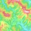 Mapa topográfico Zumárraga, altitud, relieve