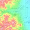 Mapa topográfico Rio Grande County, altitud, relieve