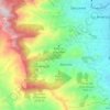 Mapa topográfico Altavista, altitud, relieve