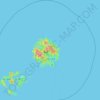Mapa topográfico 隠岐の島町, altitud, relieve