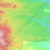 Mapa topográfico Red Feather Lakes, altitud, relieve