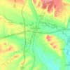 Mapa topográfico Osorno la Mayor, altitud, relieve