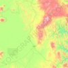Mapa topográfico Uyuni, altitud, relieve