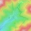 Mapa topográfico Embalse del Tejo o de las Tabladillas, altitud, relieve