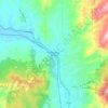Mapa topográfico Steamboat Springs, altitud, relieve