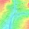 Mapa topográfico Horto Florestal, altitud, relieve