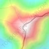 Mapa topográfico चोयु ཇོ་བོ་དབུ་ཡ 卓奧有山 Cho Oyu, altitud, relieve