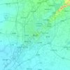Mapa topográfico 唐山市, altitud, relieve