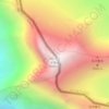 Mapa topográfico मकालु 马卡鲁山 Makalu, altitud, relieve