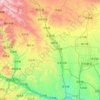 Mapa topográfico 永登县, altitud, relieve